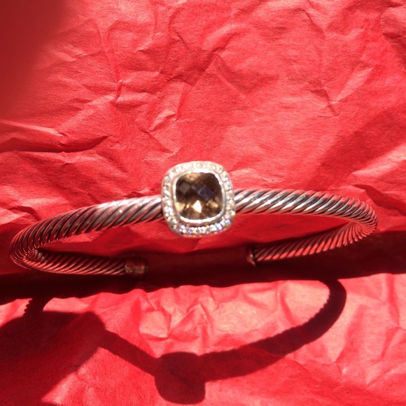 David Yurman SMKY QTZ/pave diamond bracelet💎 - Picture 4 of 4